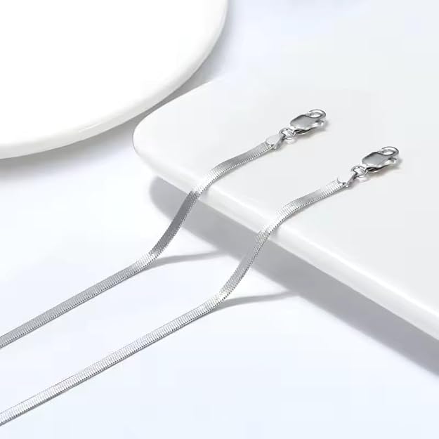 Ragya Jewels 925 Silver Anklet for Women, Single | in Pure 92.5 Sterling Silver for Girls/Women ANK-60028