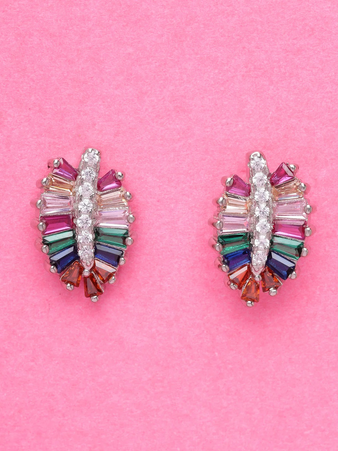 silver-colour-burst-leaf-tet-earring-online