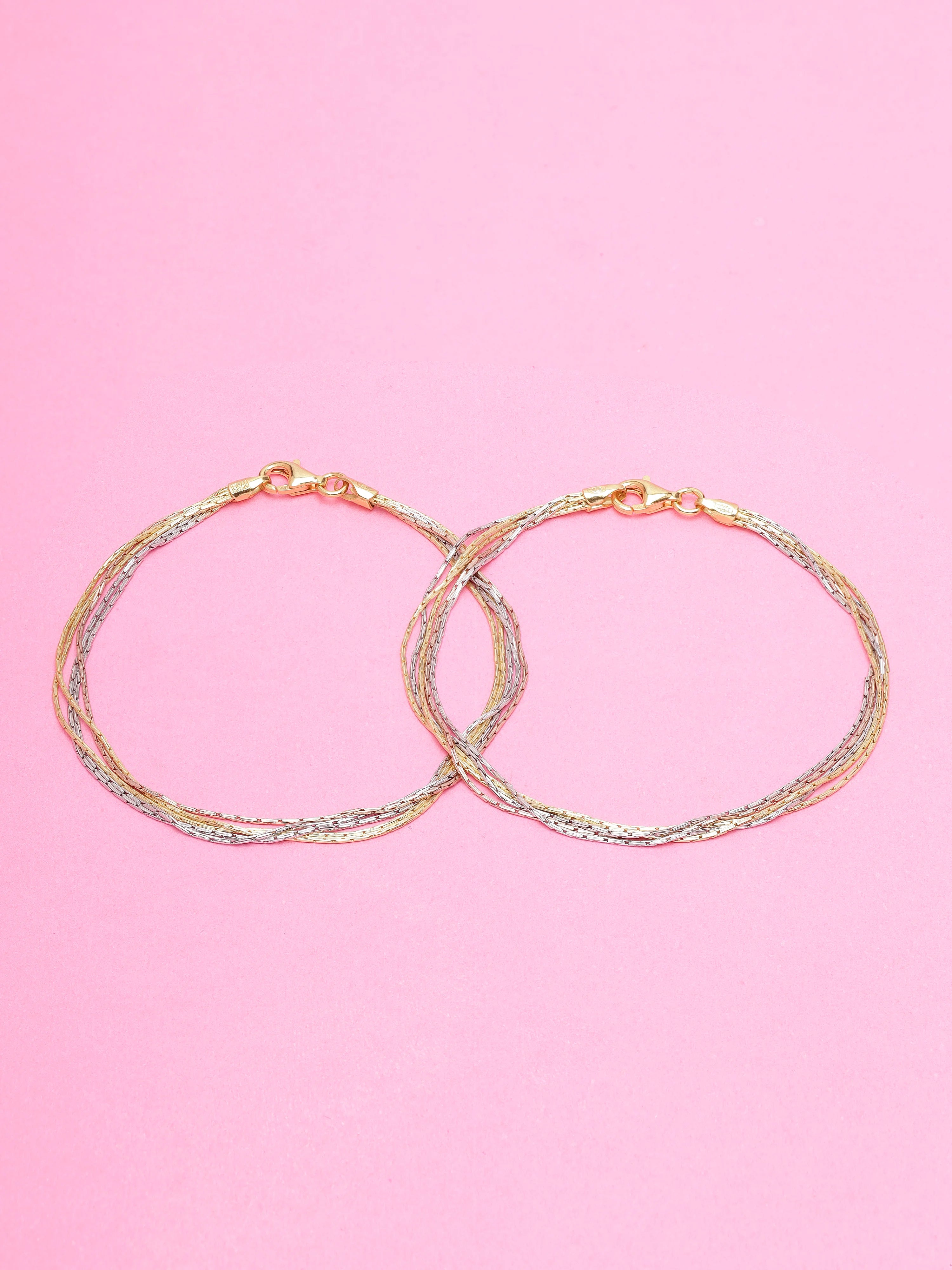 silver-sleek-trichrome-chain-bracelet-online