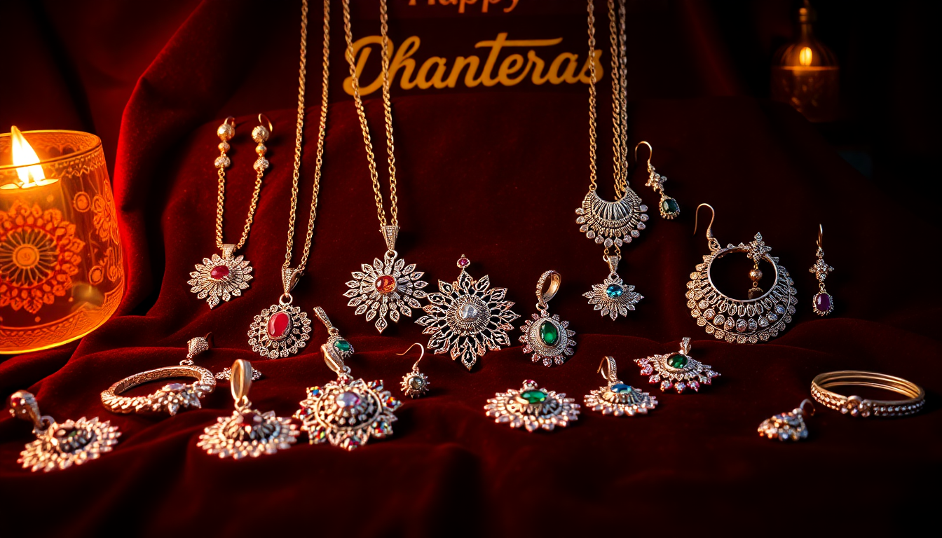 Celebrate Dhanteras with Birthstone Silver Jewelry from Ragya Jewels