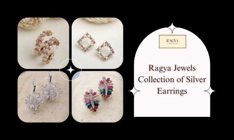 From Minimal to Party Wear - Ragya Jewels Collection of Silver Earrings