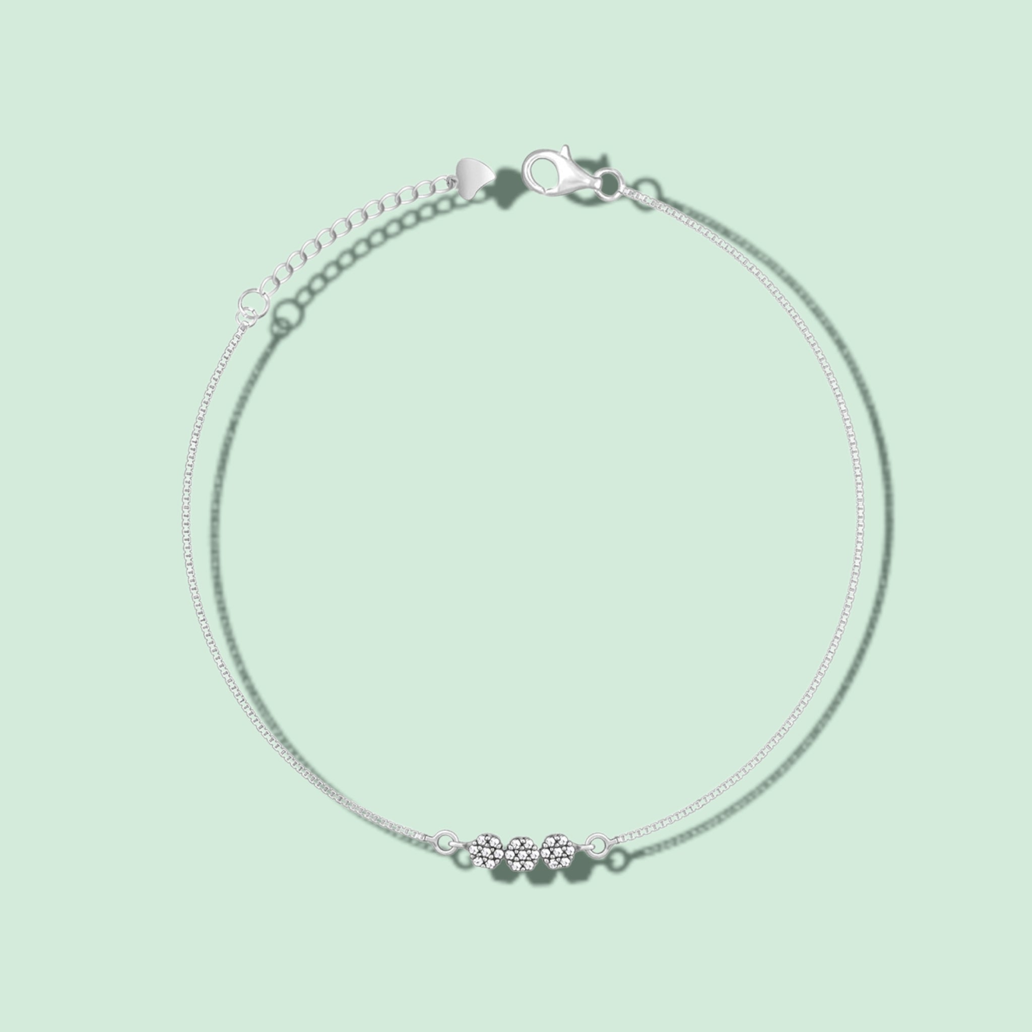 Ragya Jewels 925 Silver Anklet for Women ANK-60027