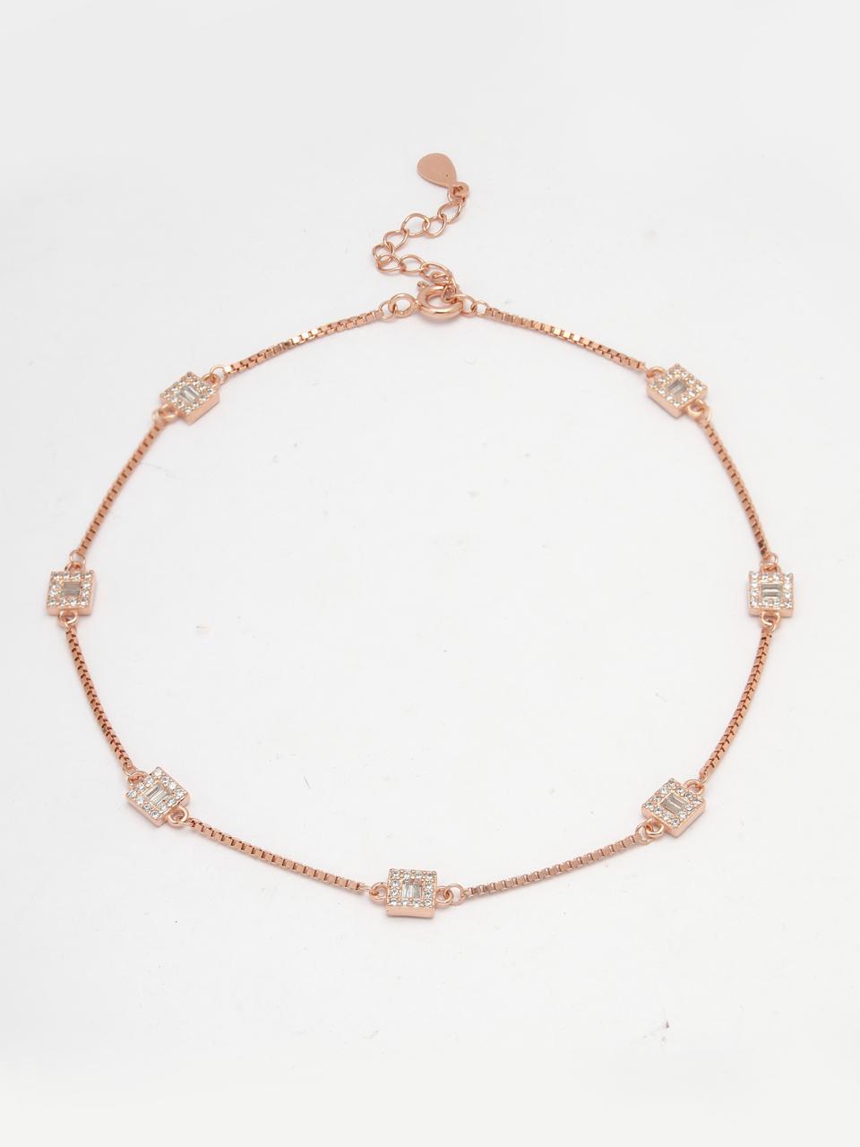 ROSE GOLD MYSTIQUE MORPHO ANKLET