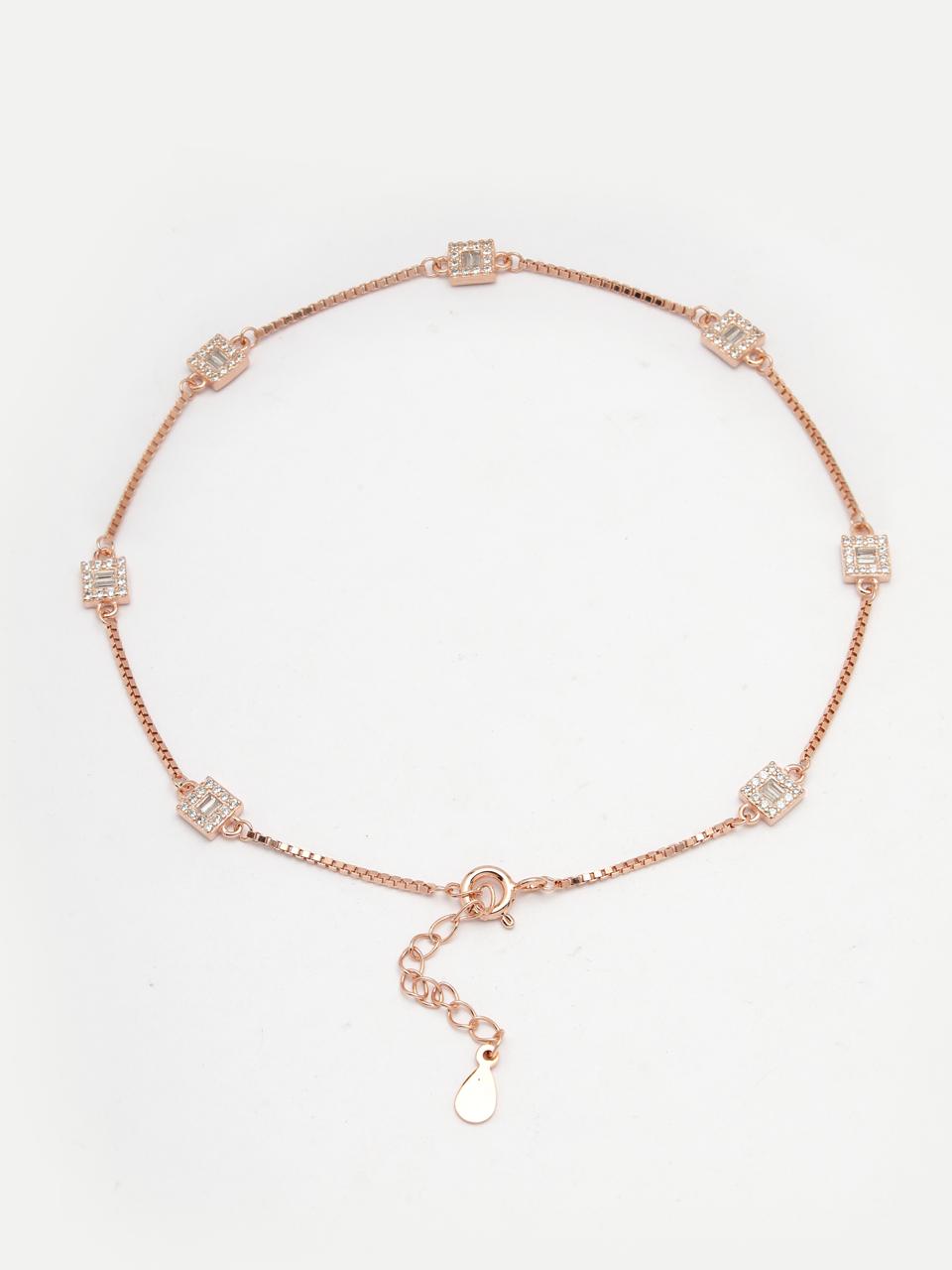 ROSE GOLD MYSTIQUE MORPHO ANKLET