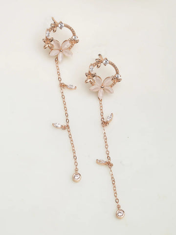 rose-gold-rosette-daisy-earring