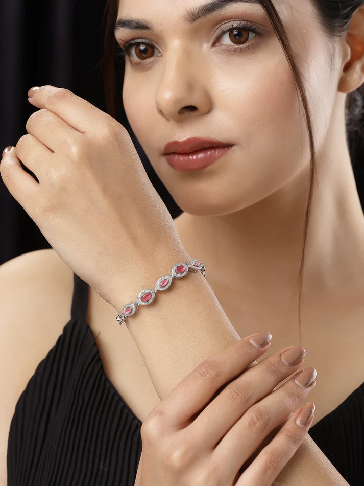 silver-bubble-gum-dew-drop-bracelet-ragya