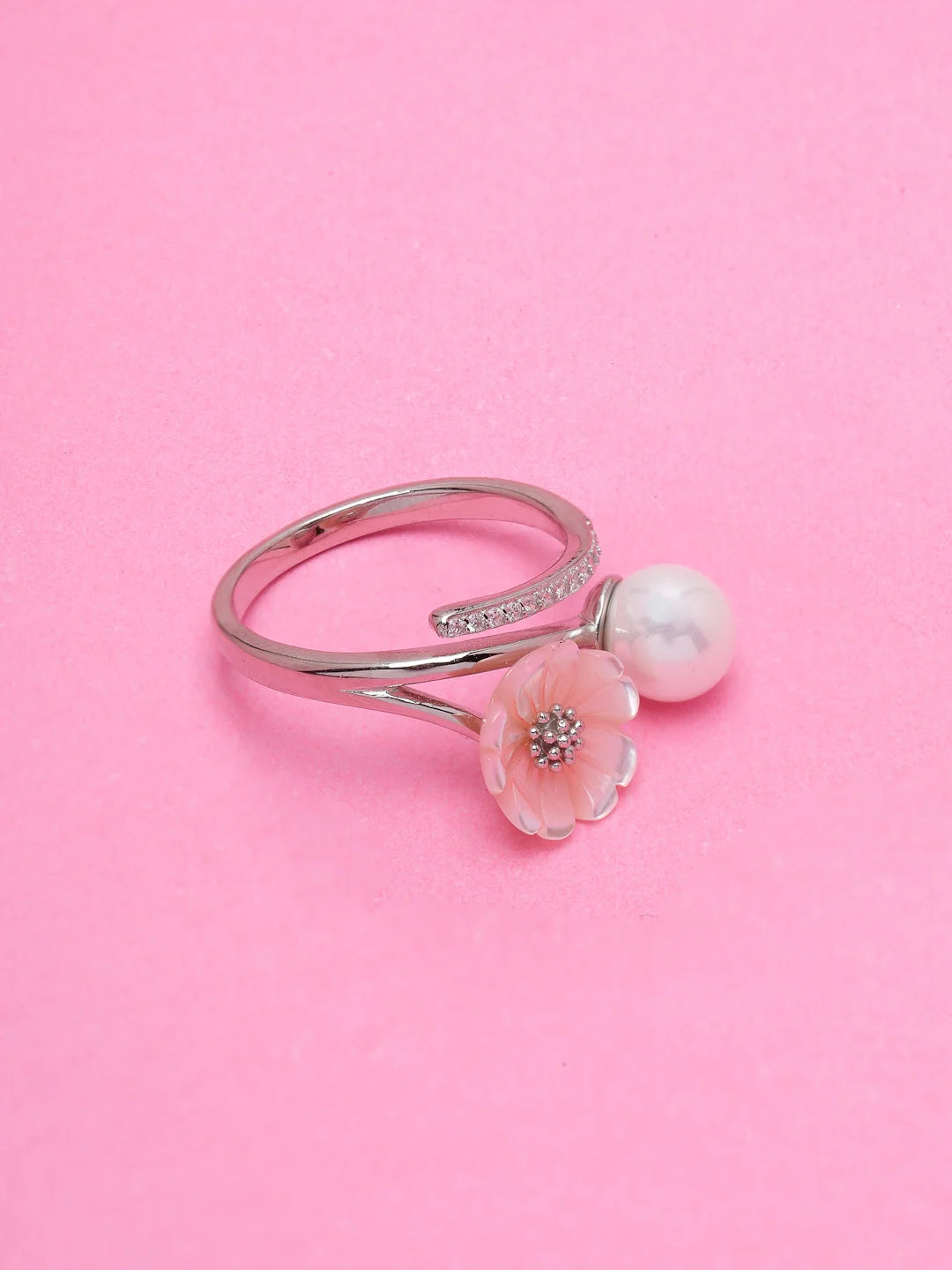 buy-silver-pearl-blossom-ring